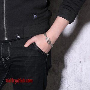 Working Handcuff Steel Bracelet